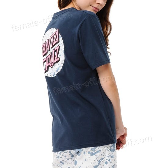 The Best Choice Santa Cruz Speckled Dot Womens Short Sleeve T-Shirt - -0