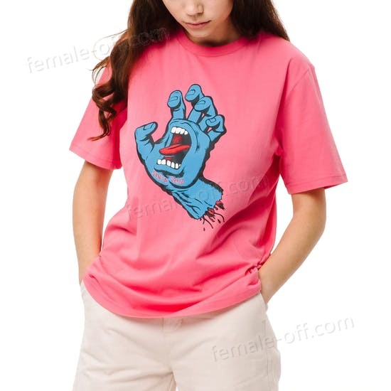The Best Choice Santa Cruz Screaming Hand Womens Short Sleeve T-Shirt - -0