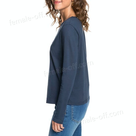 The Best Choice Roxy Red Sunset Womens Long Sleeve T-Shirt - -2