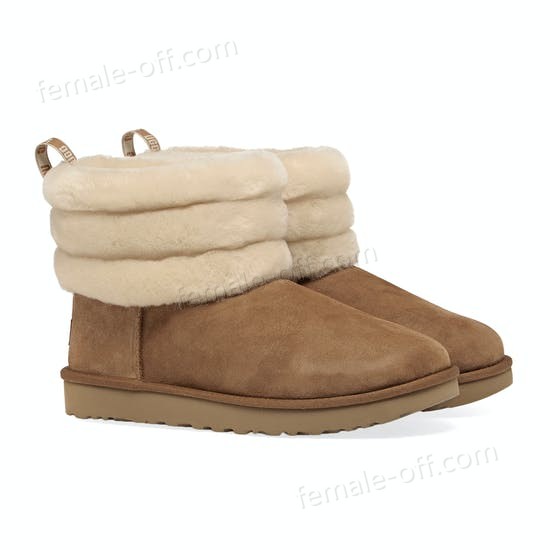 The Best Choice UGG Fluff Mini Quilted Womens Boots - -2