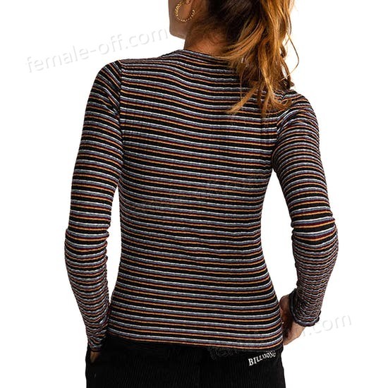 The Best Choice Billabong Seventies Stripes Womens Long Sleeve T-Shirt - -1