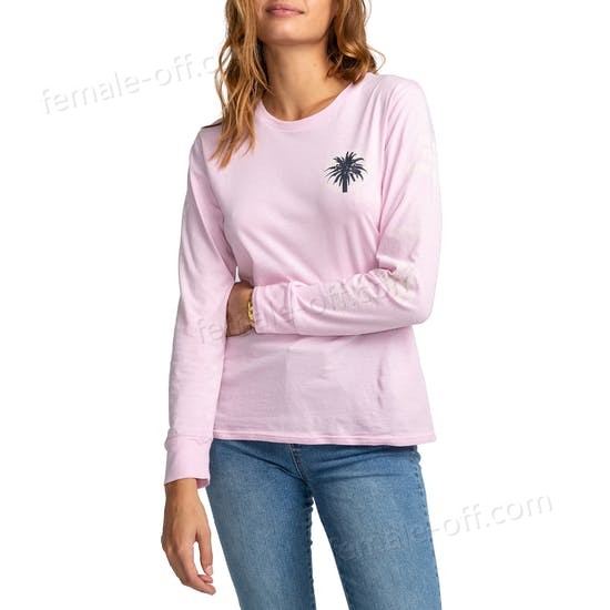 The Best Choice Billabong Far Out Logo Womens Long Sleeve T-Shirt - -1