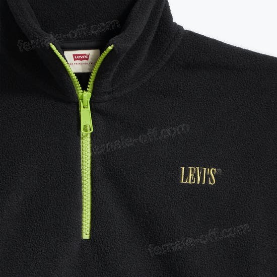 The Best Choice Levi's Trekker Quarter Zip Womens Sweater - -1