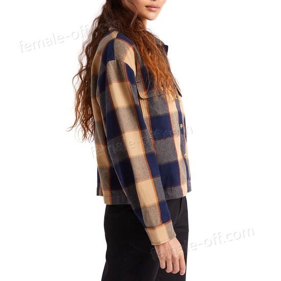 The Best Choice Brixton Bowery Flannel Womens Shirt - -1