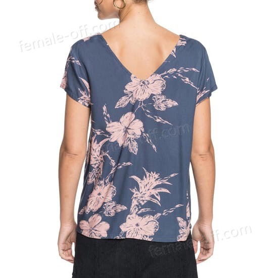 The Best Choice Roxy Paradise Storie Womens Short Sleeve T-Shirt - -1