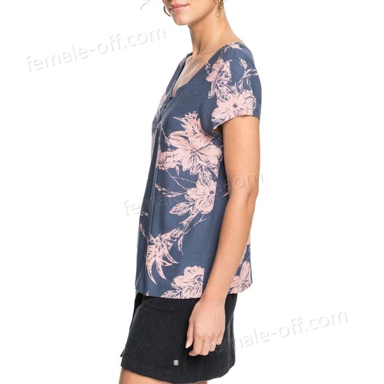 The Best Choice Roxy Paradise Storie Womens Short Sleeve T-Shirt - -0