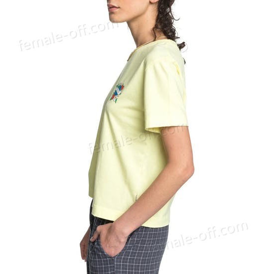 The Best Choice Quiksilver Organic Screen Womens Short Sleeve T-Shirt - -2