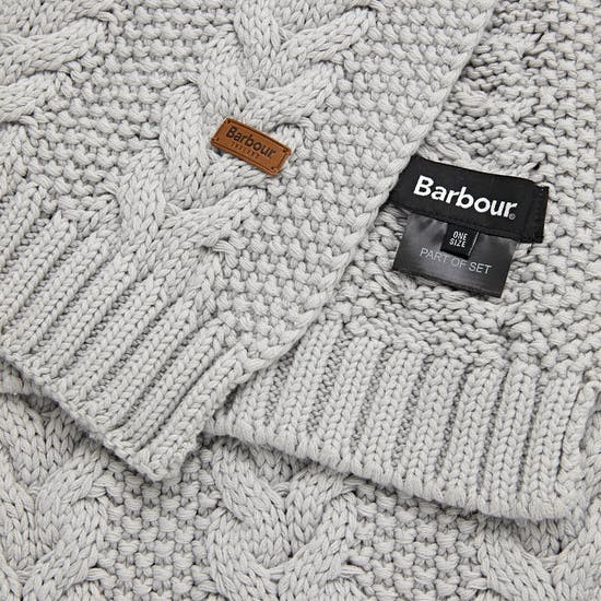 The Best Choice Barbour Cable Beanie and Womens Scarf - -3