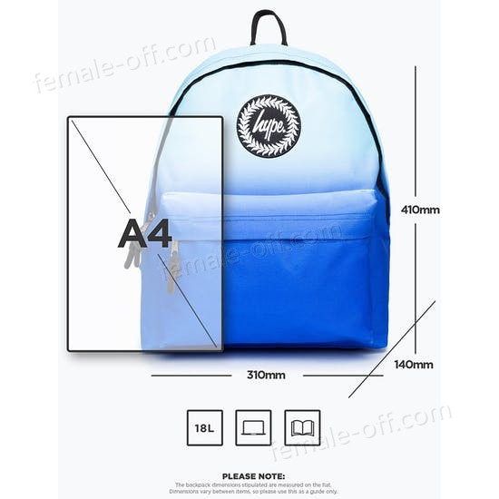 The Best Choice Hype Blue Fade Backpack - -5