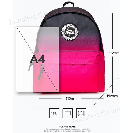 The Best Choice Hype Midnight Pink Fade Backpack - -5