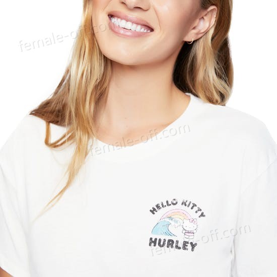 The Best Choice Hurley Hello Kitty Surf's Up Gf Womens Short Sleeve T-Shirt - -3