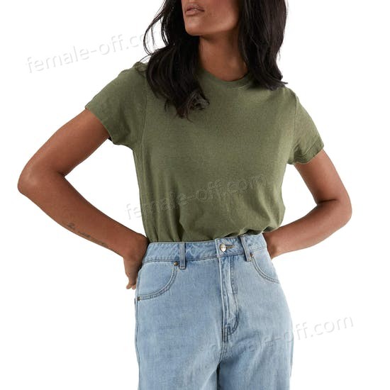 The Best Choice Afends Hemp Basics Womens Short Sleeve T-Shirt - -2