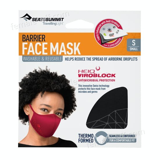The Best Choice Sea To Summit Barrier With Heiq Viroblock Face Mask - -2