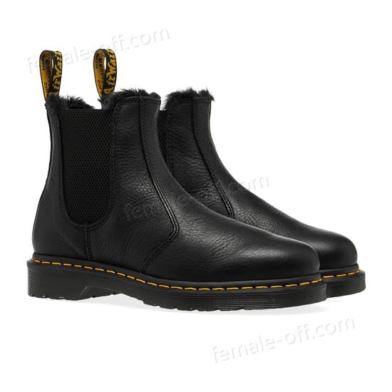 The Best Choice Dr Martens 2976 Faux Fur Lined Chelsea Boots - -4