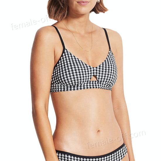 The Best Choice Seafolly Check In Bralette Bikini Top - -0