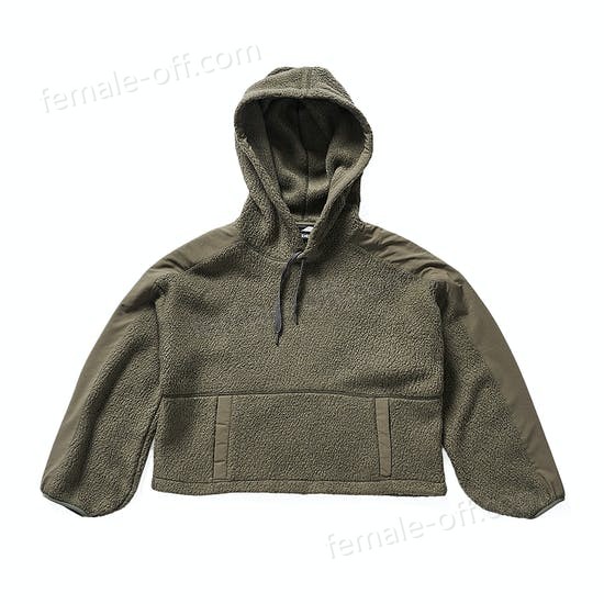 The Best Choice Holden Oversized Shearling Womens Pullover Hoody - -1