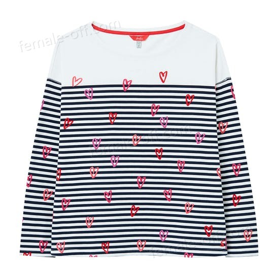 The Best Choice Joules Marina Print Womens Long Sleeve T-Shirt - -2