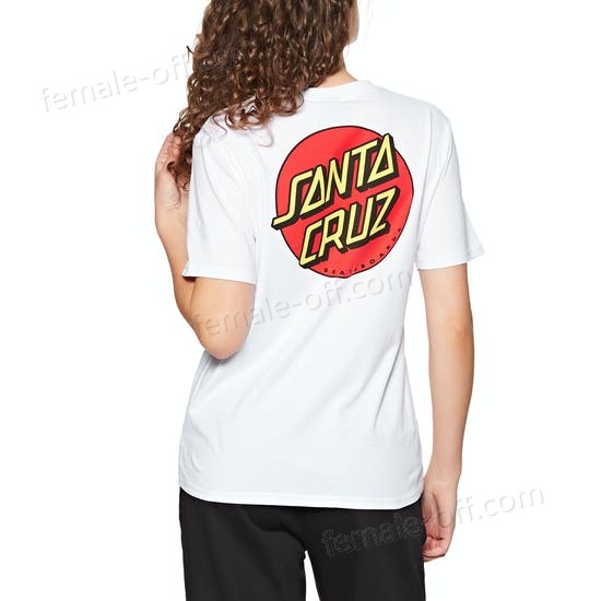 The Best Choice Santa Cruz Classic Dot Womens Short Sleeve T-Shirt - -0