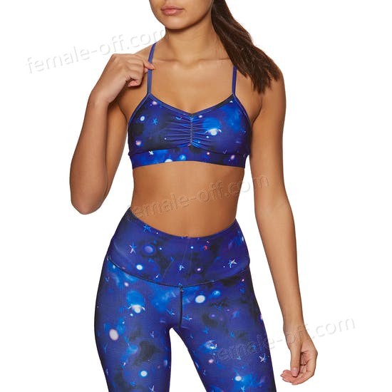 The Best Choice Planet Warrior Star Recycled Plastic Sports Bra - -0