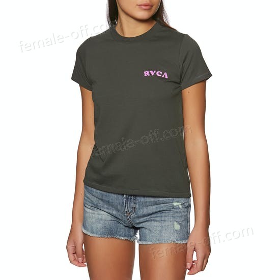 The Best Choice RVCA Postcard Womens Short Sleeve T-Shirt - -1