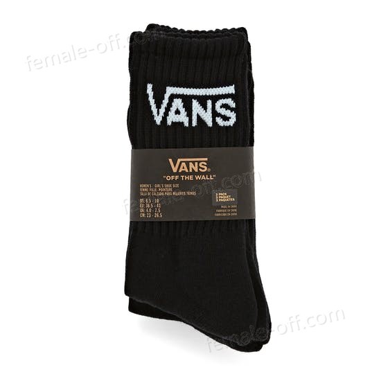 The Best Choice Vans Classic Crew 3 Pack Womens Fashion Socks - -2