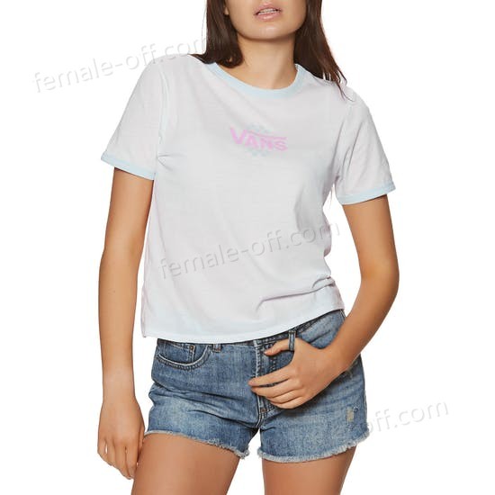 The Best Choice Vans Summer Schooler Ringer Womens Short Sleeve T-Shirt - -1