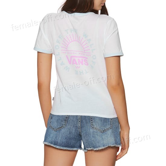 The Best Choice Vans Summer Schooler Ringer Womens Short Sleeve T-Shirt - -0
