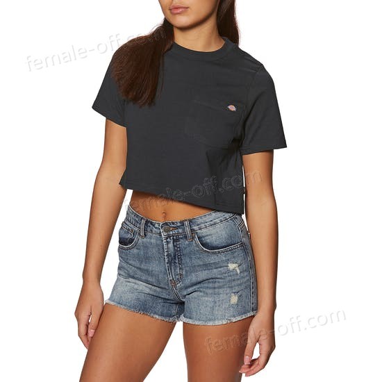 The Best Choice Dickies Porterdale Crop Womens Short Sleeve T-Shirt - -0
