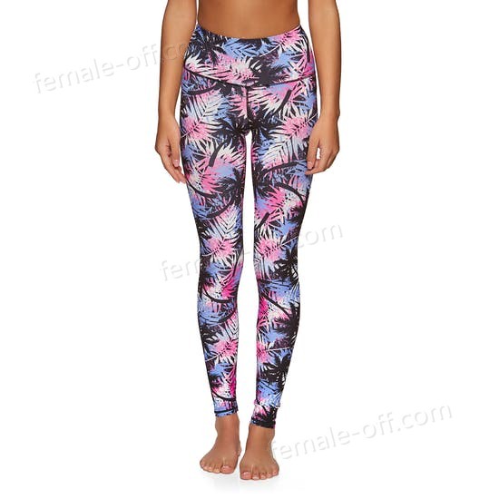 The Best Choice Planet Warrior Palm Recycled Plastic Womens Active Leggings - -0
