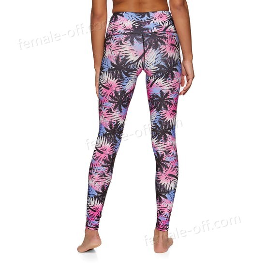 The Best Choice Planet Warrior Palm Recycled Plastic Womens Active Leggings - -1