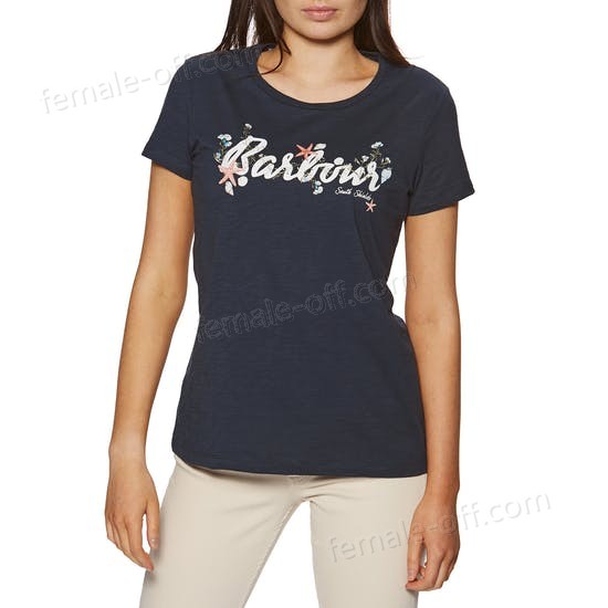 The Best Choice Barbour Folkestone Womens Short Sleeve T-Shirt - -0