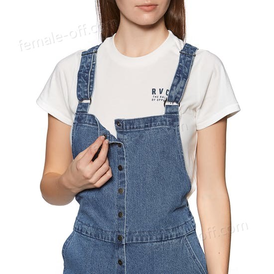 The Best Choice RVCA Paiger Denim Womens Dungarees - -3