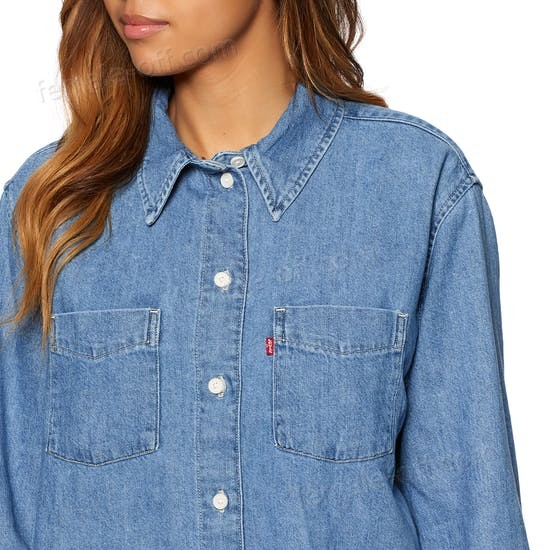 The Best Choice Levi's Zoey Pleat Utility Womens Shirt - -2