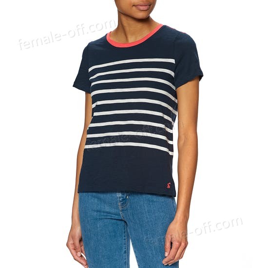 The Best Choice Joules Carley Stripe Womens Short Sleeve T-Shirt - -0
