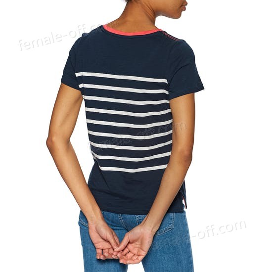 The Best Choice Joules Carley Stripe Womens Short Sleeve T-Shirt - -1