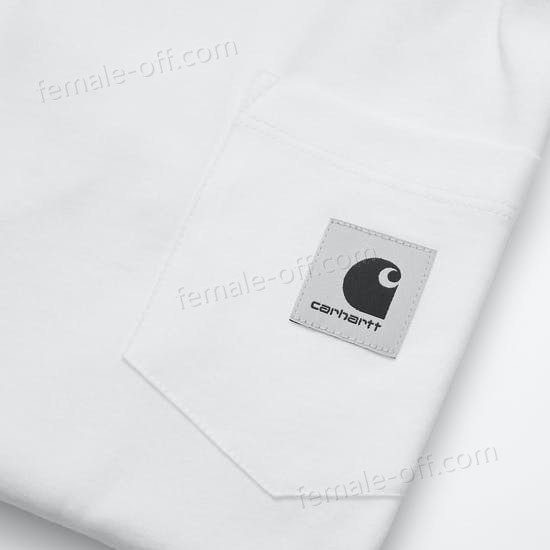 The Best Choice Carhartt W' L/s Pocket T-shirt Womens Long Sleeve T-Shirt - -1