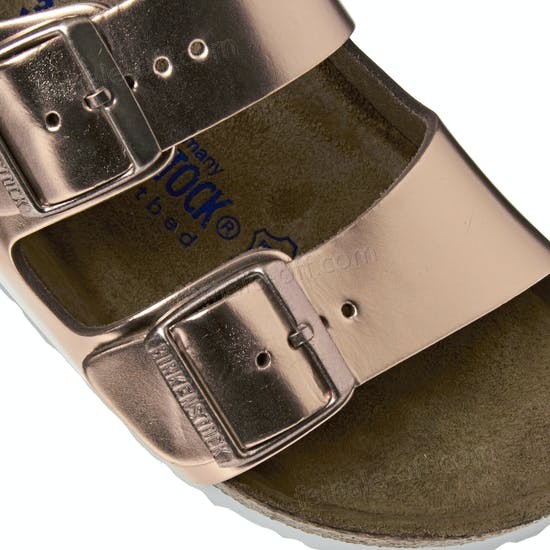 The Best Choice Birkenstock Arizona Leather Soft Footbed Narrow Sandals - -3