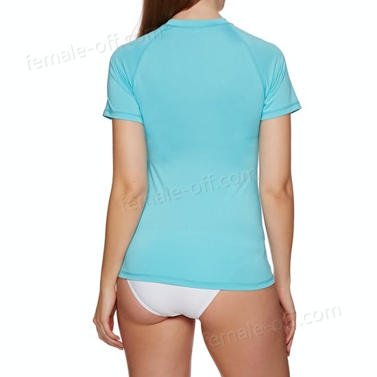 The Best Choice Rip Curl Sunny Rays Relaxed Short Sleeve Womens Rash Vest - -1