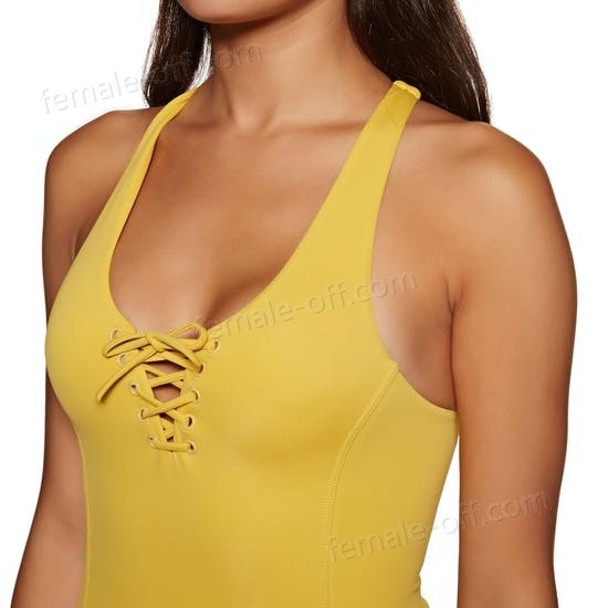 The Best Choice RVCA Solid Lace Front One Womens Swimsuit - -1