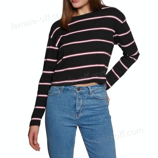 The Best Choice SWELL Swell Cropped Womens Long Sleeve T-Shirt - -0