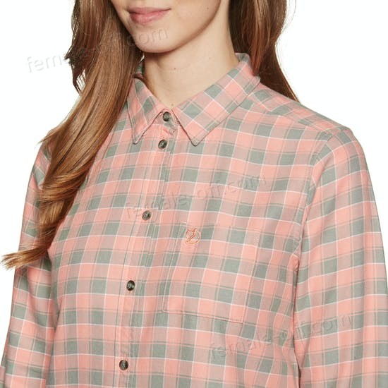 The Best Choice Fjallraven High Coast Flannel Womens Shirt - -1