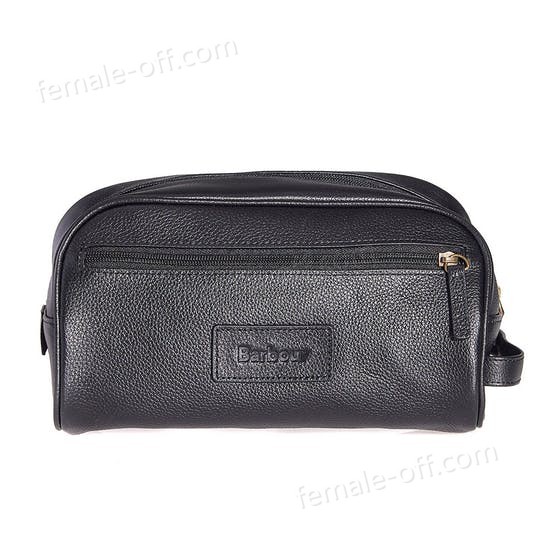 The Best Choice Barbour Leather Wash Bag - -0
