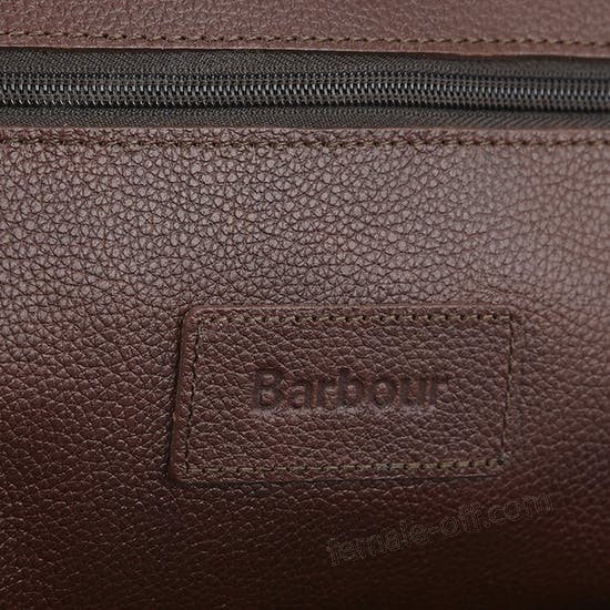 The Best Choice Barbour Leather Wash Bag - -2