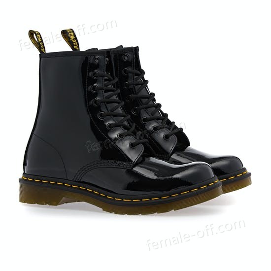 The Best Choice Dr Martens 1460 Patent Leather Womens Boots - -3