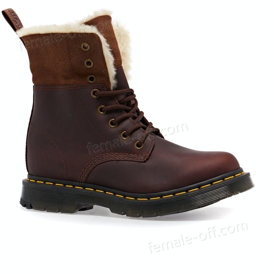 The Best Choice Dr Martens 1460 Kolbert Snowplow Waxy Suede Womens Boots - -6