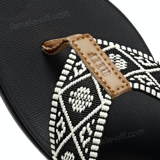 The Best Choice Reef Ortho Bounce Woven Womens Flip Flops - -3