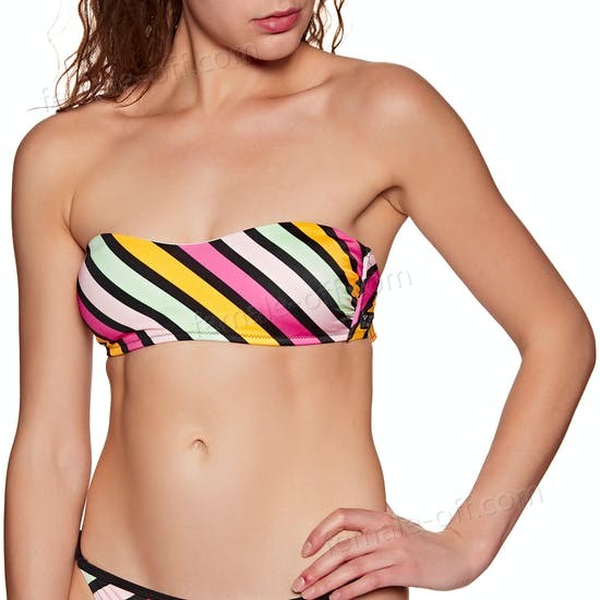 The Best Choice Roxy Pop Surf Bandeau Bikini Top - -2