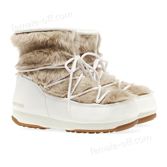 The Best Choice Moon Boot Monaco Low Fur Womens Boots - -3