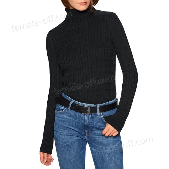The Best Choice Superdry Croyde Cable Roll Neck Womens Sweater - The Best Choice Superdry Croyde Cable Roll Neck Womens Sweater