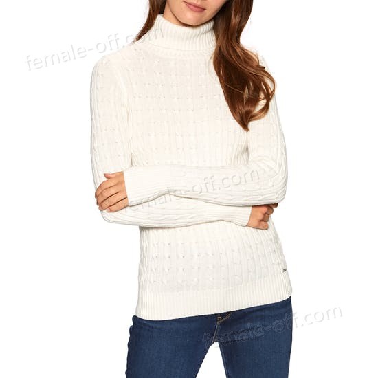 The Best Choice Superdry Croyde Cable Roll Neck Womens Sweater - The Best Choice Superdry Croyde Cable Roll Neck Womens Sweater